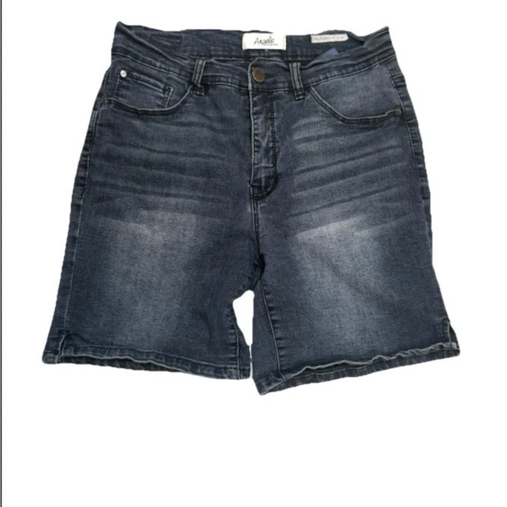 Angels Forever Young Jeans Womens 12 Blue Signature Midi Shorts Denim Junior.